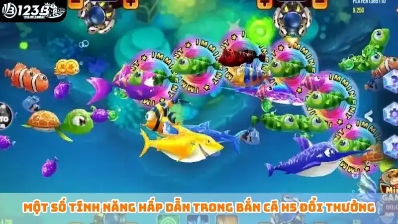 Một số tính năng hấp dẫn trong bắn cá h5 đổi thưởng